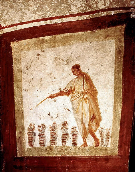 Paleochretian Art (period of Ancient Rome): Propagation of bread and fish