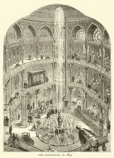The Panopticon, in 1854 (engraving)