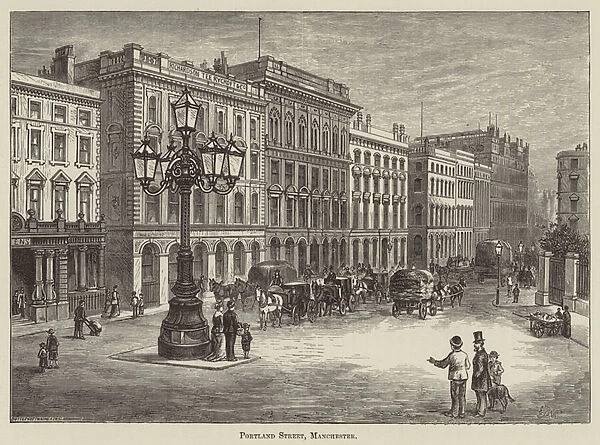 Portland Street, Manchester (engraving)