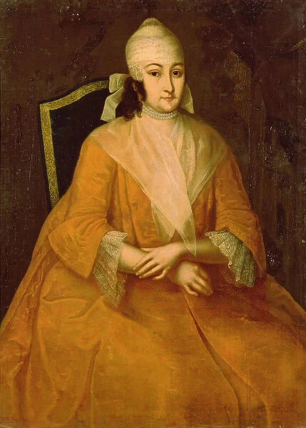 Portrait of Anna Leopoldovna (oil on canvas)