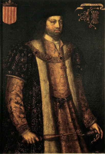 Portrait of the Catholic King Ferdinand II of Aragon (1479-1516), 1587-88 (painting)