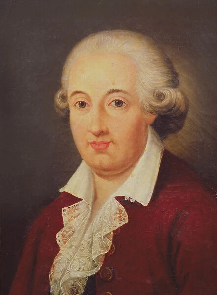 Portrait of Domenico Cimarosa (1749-1801) (oil on canvas)