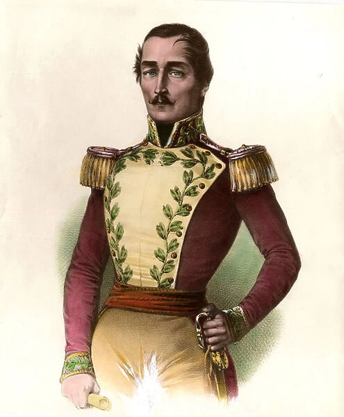 Portrait of General Santander (Francisco de Paula) (1782-1840)