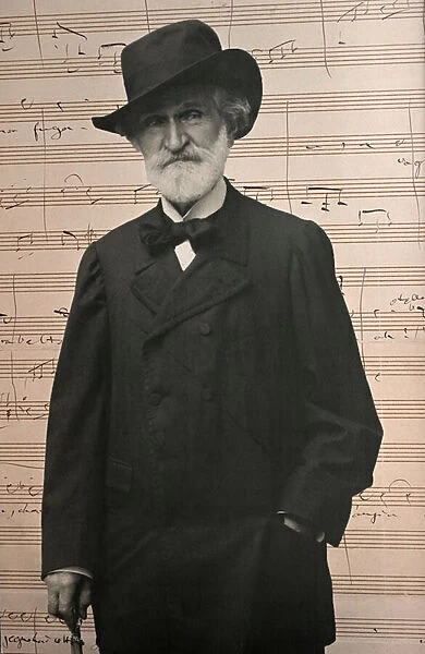 Portrait of Giuseppe Verdi (photo)