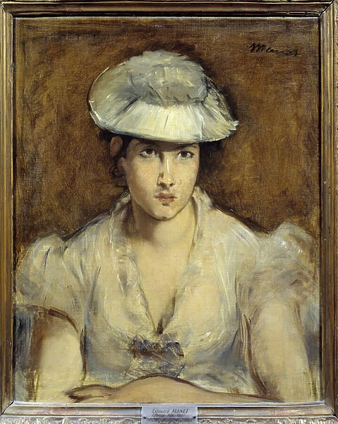 Portrait of Mademoiselle Gauthier Lathuille Painting by Edouard Manet (1832-1883