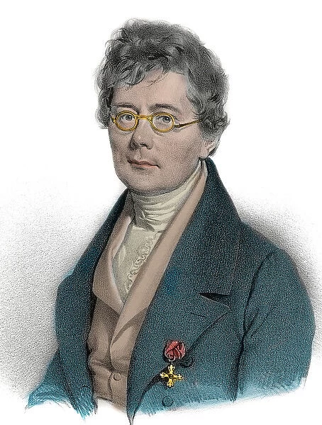 Portrait of Simon Sechter (1788 - 1867), composer, theorist