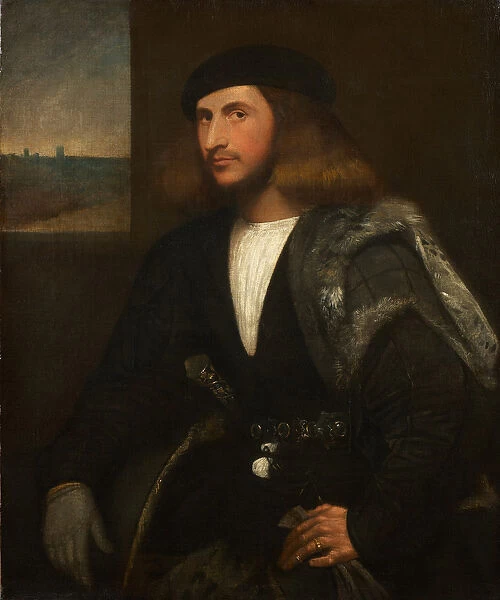 Portrait of a Venetian nobleman (oil on canvas)