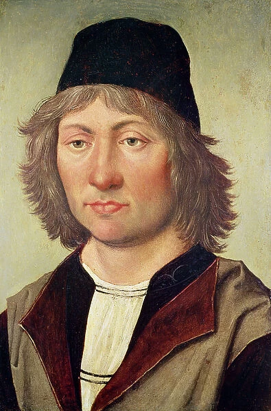 Portrait of a young man (oil on panel)