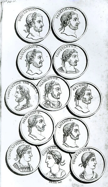 Portraits of Roman Emperors, from The History of the Decline and Fall of the Roman Empire
