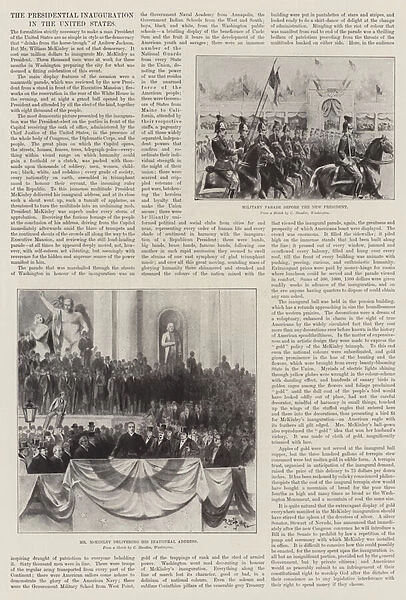 The Presidential Inauguration in the United States (litho)