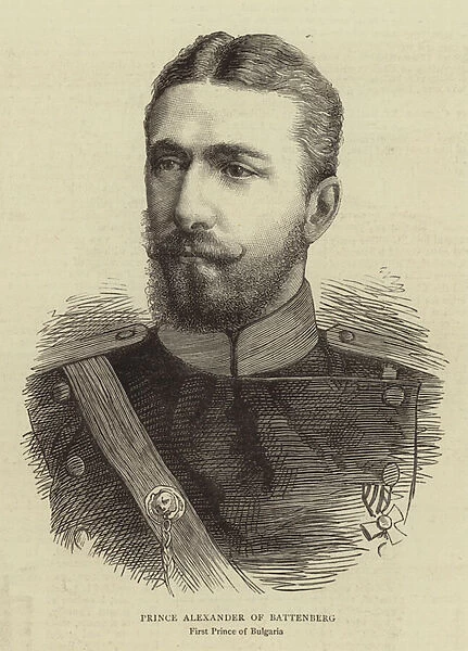 Prince Alexander of Battenberg (engraving)