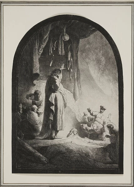 The Raising of Lazarus: The Larger Plate, c. 1632 (etching)