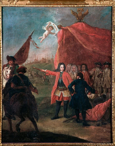 Representation of Eugenio di Savoia (1663-1736) said Prince Eugenio
