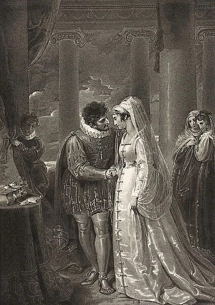 A room in Portias house, Act III, Scene II, from The Merchant of Venice