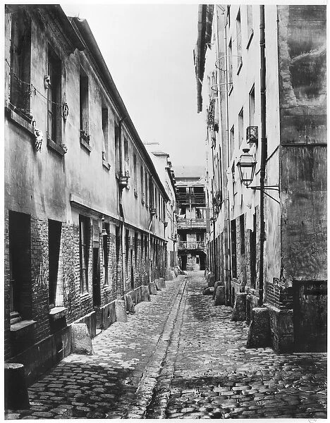 Rue du Fer-a-Moulin, Paris, 1858-78 (b  /  w photo)
