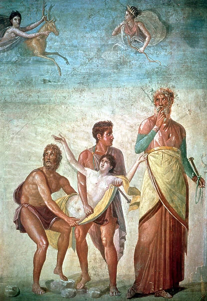 The Sacrifice of Iphigenia, from the House of the Tragic Poet (fresco