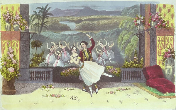 Scene from La Peri by Jean Coralli (1779-1854) and Theophile Gautier (1811-72