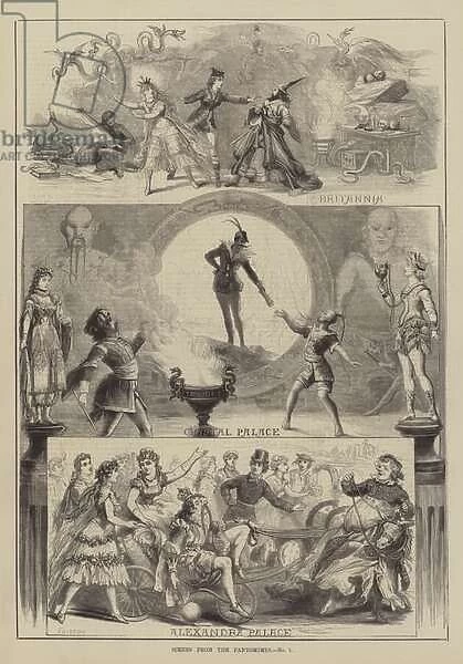 Scenes from the Pantomimes (engraving)