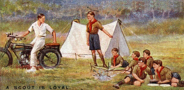 A Scout is Loyal, 1929 (colour litho)