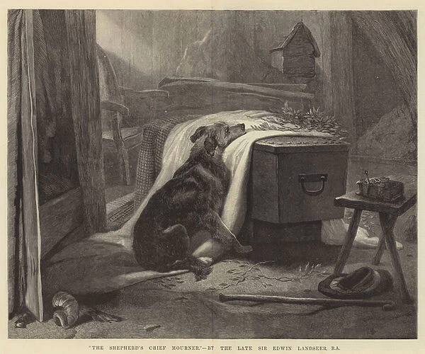 The Shepherds Chief Mourner (engraving)