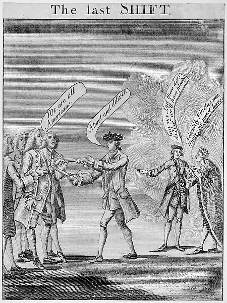 The Last Shift, 1765 (etching)