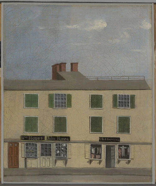 The Silversmith Shop of William Homes, Jr. c. 1816-25 (oil on canvas)