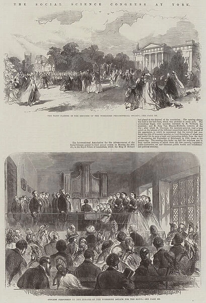 The Social Science Congress at York (engraving)