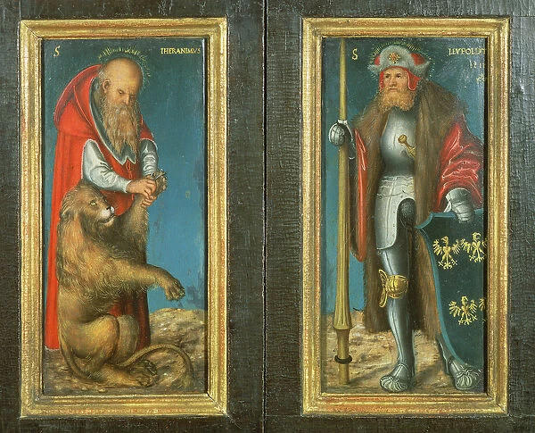 SS. Jerome and Leopold, 1515 (panel)