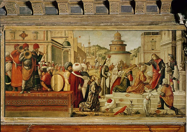 St. George Baptising the Gentile, 1501-07 (oil on canvas)