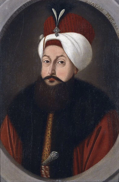 Sultan Selim III (1761-1808) - Peinture de Konstantin Kapidagli (active 1789-1806), c