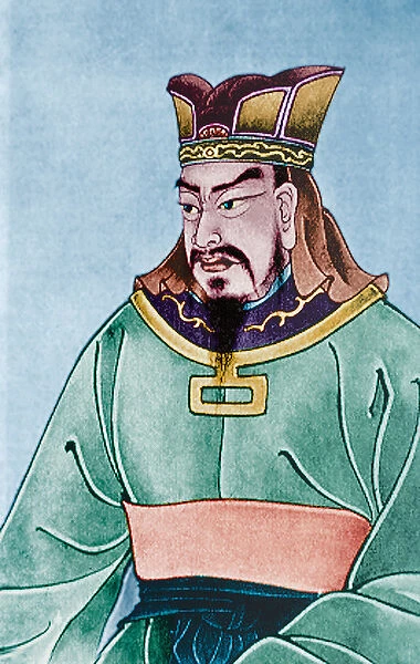 Sun Tzu (6th-5th Century BC) (colour litho)
