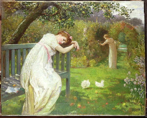 Sunday Afternoon, Ladies in a Garden, c. 1890 (oil on canvas)