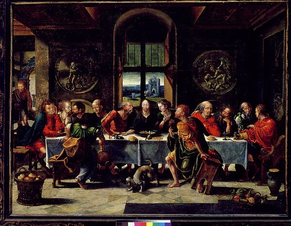 The Last Supper (oil on panel)