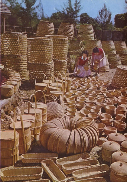 Taiwan: Bamboo Baskets, 1962 (photo)