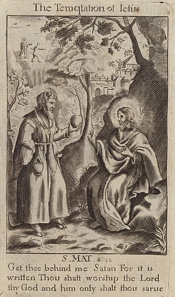 Temptation of Jesus Christ (engraving)