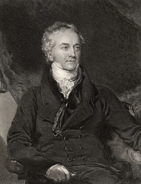 Thomas Young, engraved by G. Adcock, from National Portrait Gallery, volume II