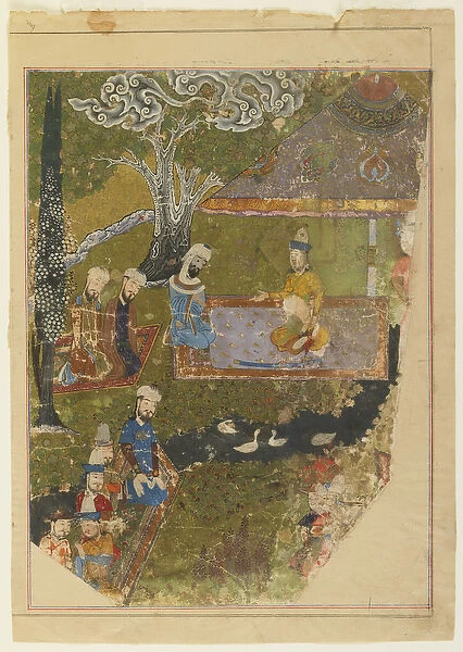 Timur grants an audience on the occasion of his accession to the throne at Balkh