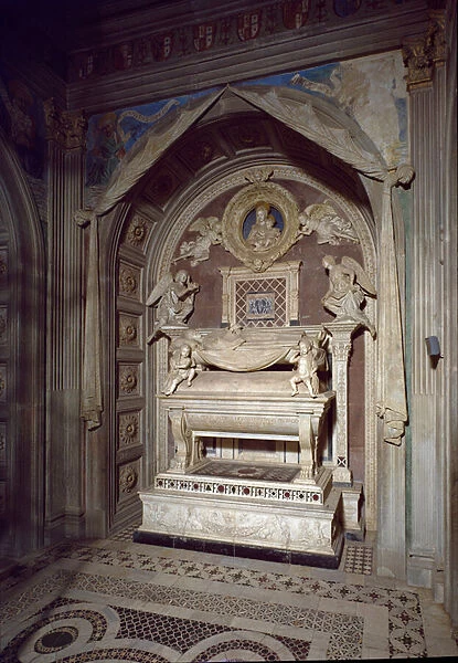 Tomb of the Cardinal of Portugal, James of Portugal. Sculpture, 1459-1461