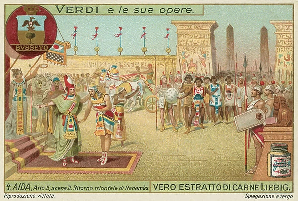 Verdis Aida (chromolitho)