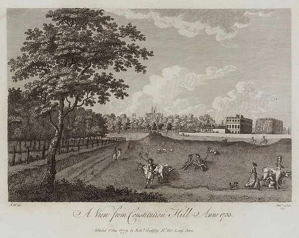 A View from Constitution Hill Anno 1735 (engraving)