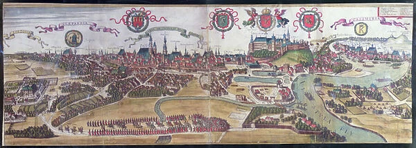 View of Cracow from the North-West, from Civitates Orbis Terrarum