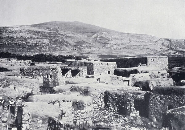 The Village of Shunem and Mount Gilead (b  /  w photo)