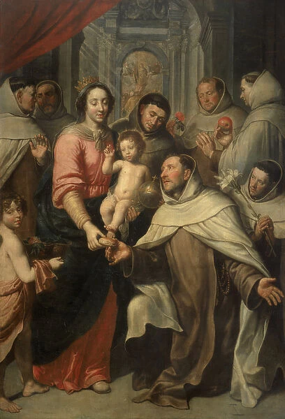 The Virgin of the Carmelites (oil)