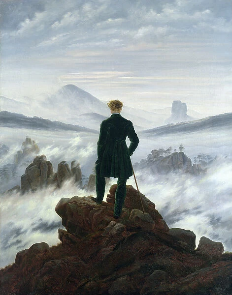 The Wanderer above the Sea of Fog, 1818 (oil on canvas)
