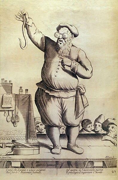 WANDERING TRADES - THE CIARLATANO, 17th-18th century
