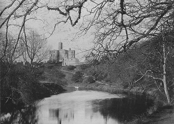 Warkworth Castle (b  /  w photo)