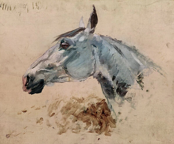 White Horse Gazelle, 1881 (oil on canvas)
