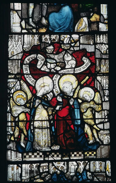 Window depicting the Visitation (stained glass)