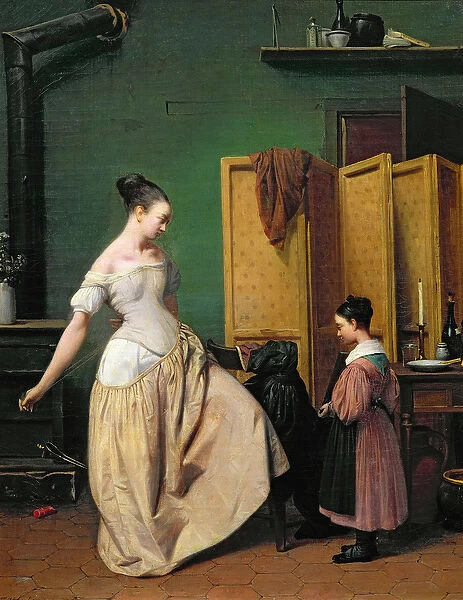 Woman at her Toilet, 1835 (oil on canvas)