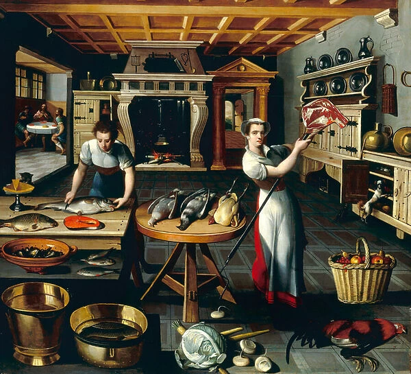 Two women in a kitchen